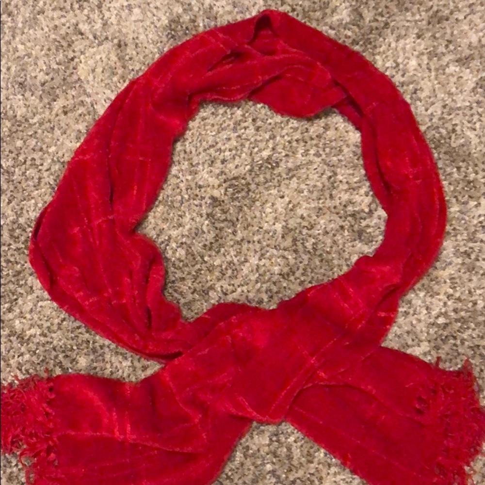 Red scarf